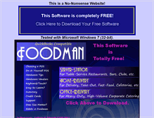 Tablet Screenshot of foodman123.com